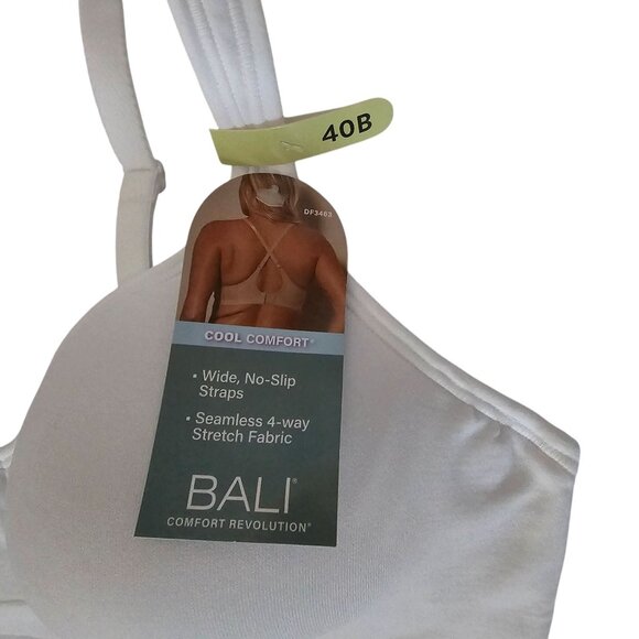 BALI Comfort Revolution Full-Coverage Wirefree Moisture-Wicking Bra Size 40B NWT - Picture 7 of 9